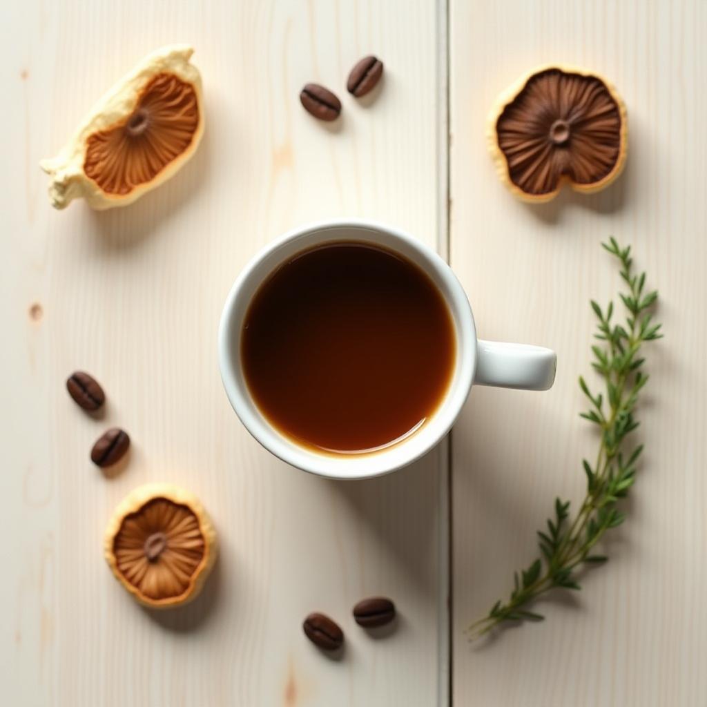 Caffè con adattogeni per benessere